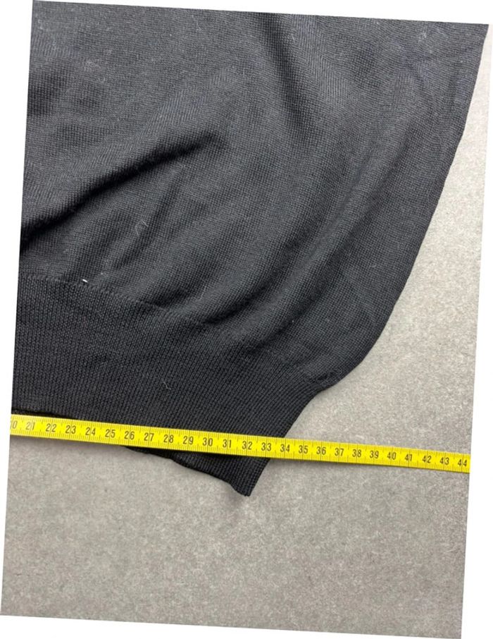 Pull sweat Ralph Lauren avec bouton noir logo violet en laine - photo numéro 7