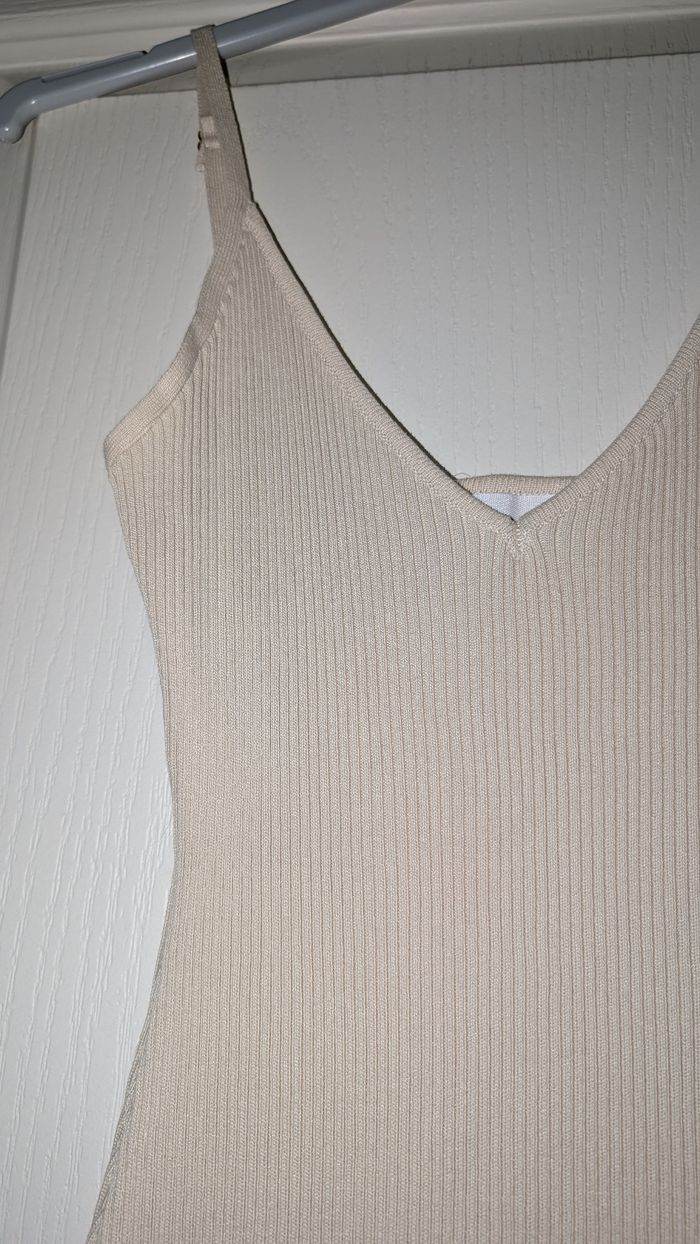 Robe moulante beige taille S - photo numéro 2