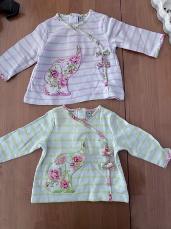 Lot de 2 t-shirt manches longues