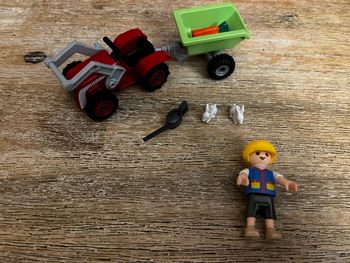 Mini tracteur playmobil