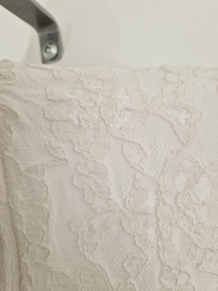 Robe blanche avec dentelle Pacifique Line - photo numéro 9