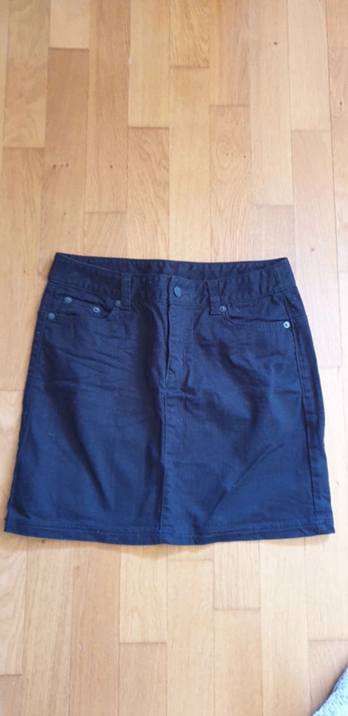 Jupe jean noire