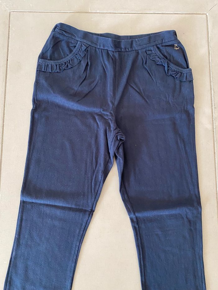 Pantalon Petit Bateau bleu marine 12 ans pantalon de jogging - photo numéro 2