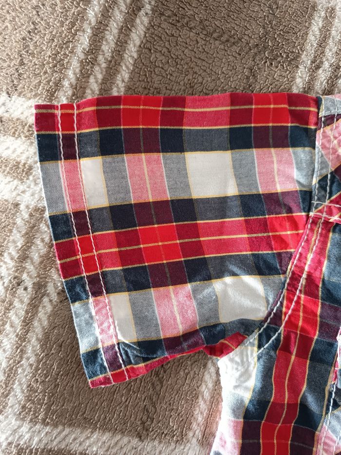 👔 Chemise Enfant Manches Courtes à Carreaux - 5 Ans - photo numéro 5