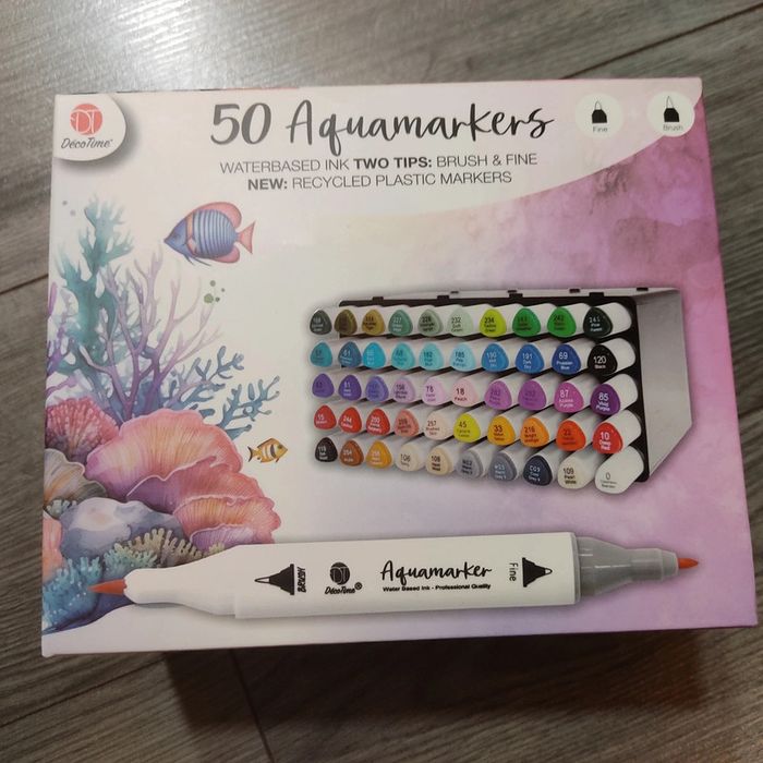 Boîte de 50 Aquamarkers - photo numéro 2