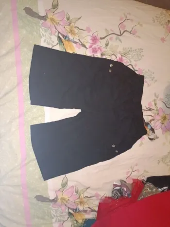 Bermuda noire femme taille 1 36