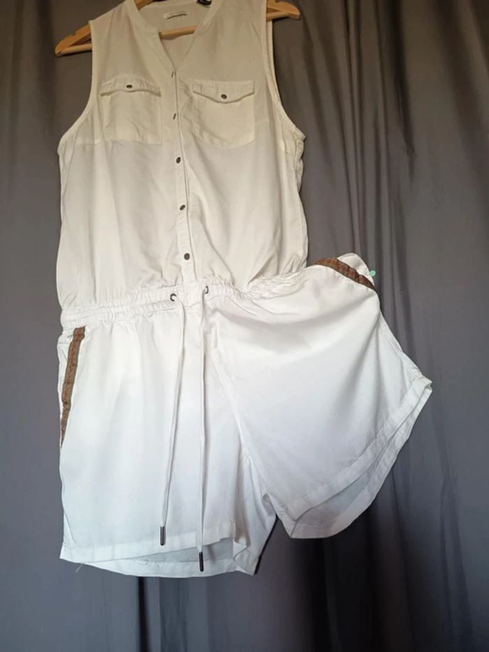 Combi short sans manche