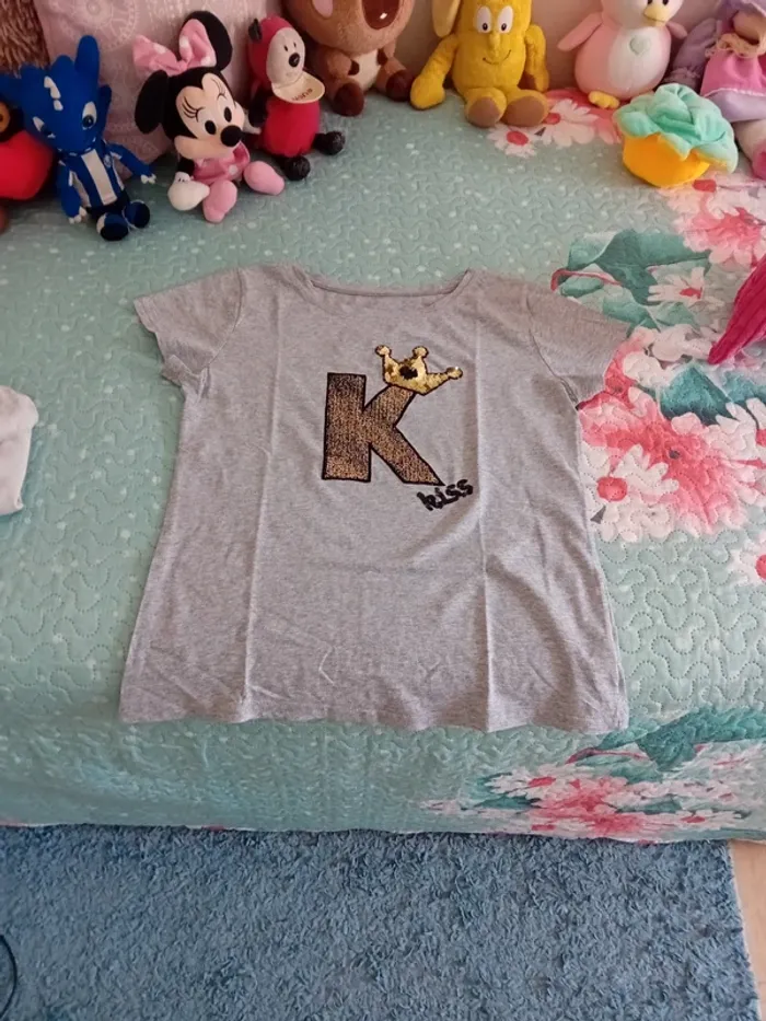 T-shirt gris - photo numéro 4