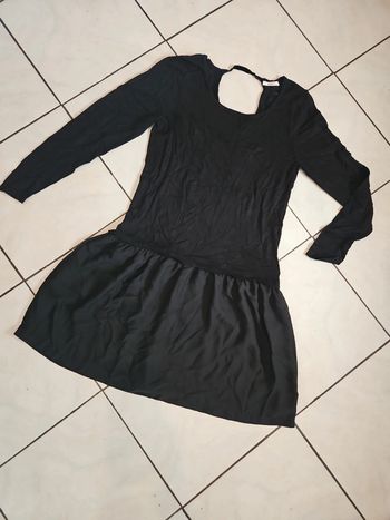 Robe noir longue manche