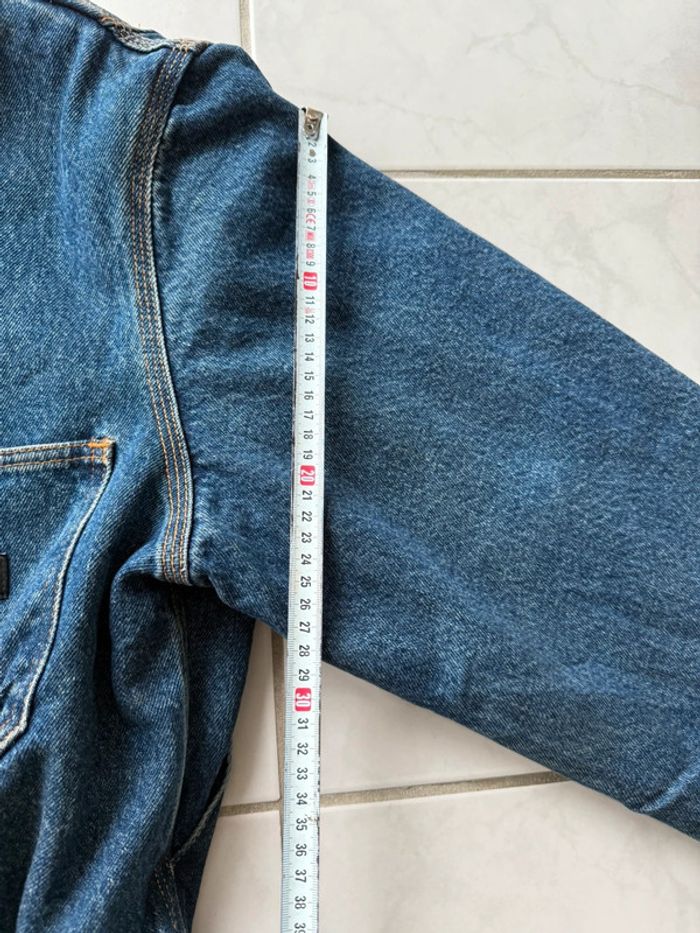 Veste Dickies en Jean Vintage Col Daim Beige Rare & Magnifique ! - photo numéro 9