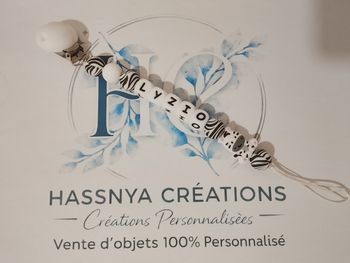 Attache tétine personnalisée 