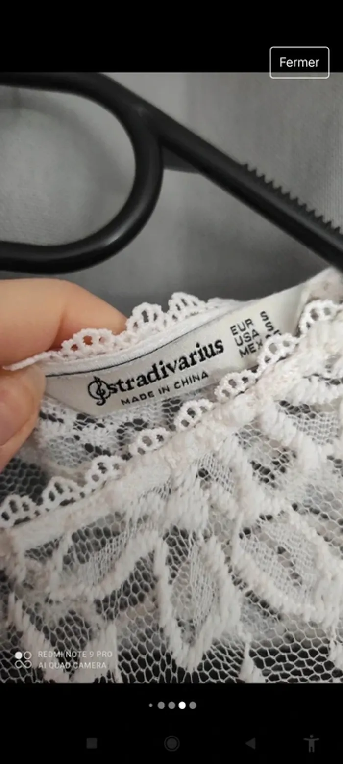 Magnifique robe blanche à dentelle - photo numéro 5