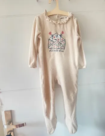Pyjama velours 24 mois