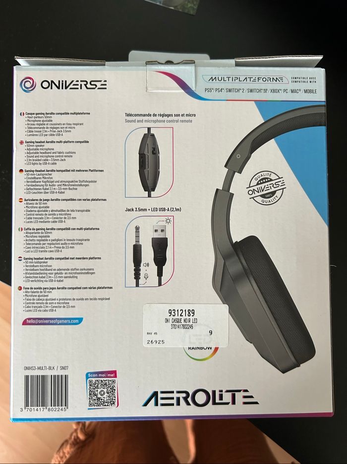 Casque gaming - photo numéro 2