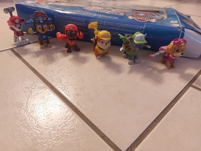 Lot de 6 figurines Pat patrouille action pack rescue team
