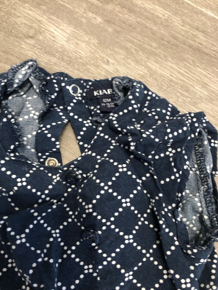 Ensemble bleu marine taille 12 mois - photo numéro 3