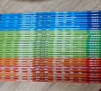 Lot de 30 livres sami et julie cp