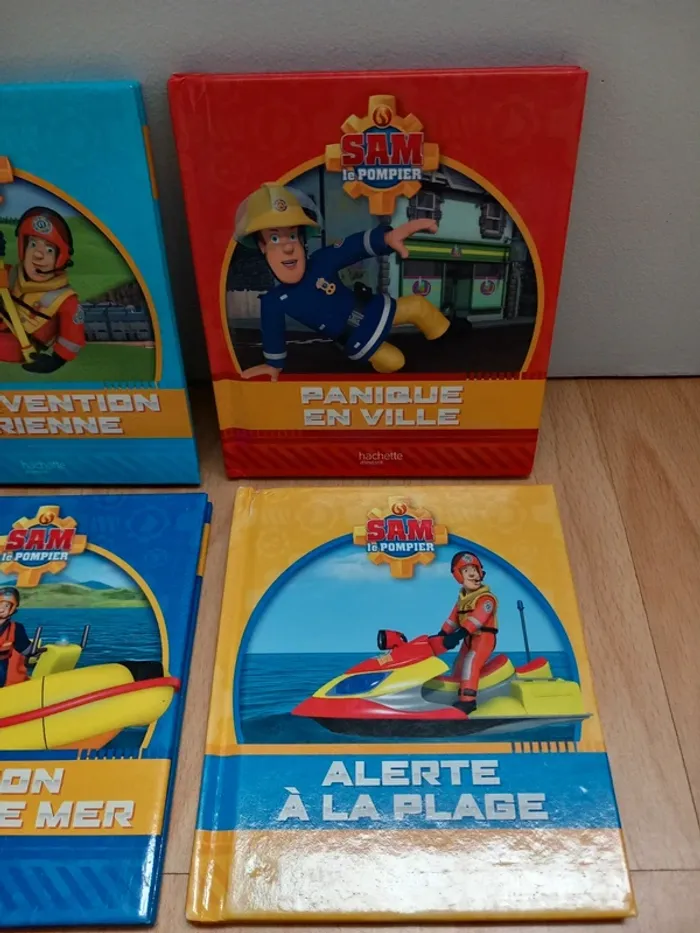 Lot de 6 mini livres Sam Le Pompier TBE - photo numéro 4