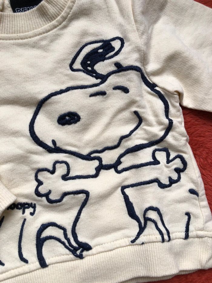 Ensemble Snoopy sweat et jogging - 9 mois - photo numéro 2