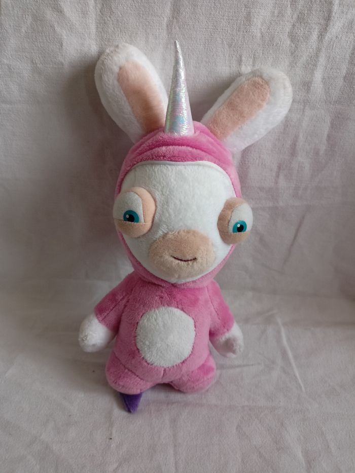 Lapin crétin licorne 28 cm