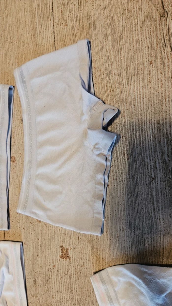 Lot de 2 ensembles fille de 6/8 ans blanc et gris - photo numéro 8