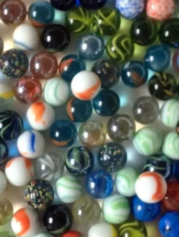 Lots de 40 billes aleatoire