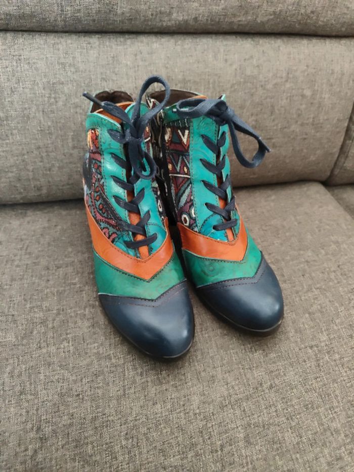 Bottines colorées taille 36 - photo numéro 2