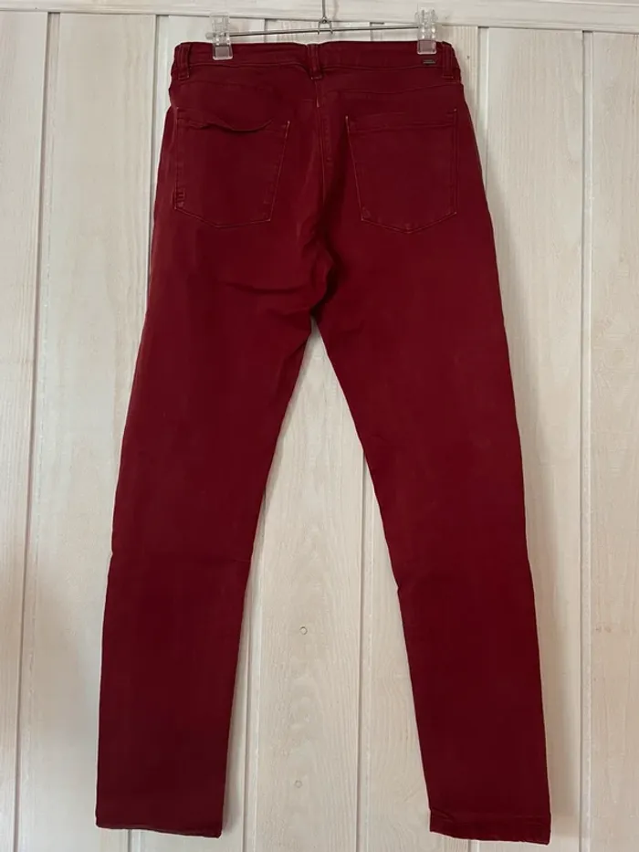 Pantalon bordeaux - Esprit - 40 - photo numéro 2