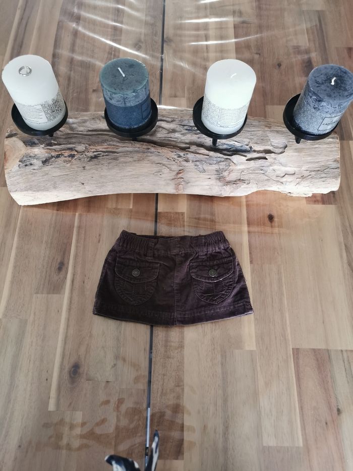 Jupe velours bébé fille taille 3 mois benetton