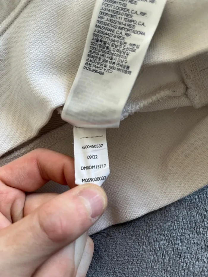 Sweat Tommy Hilfiger Jeans Vintage Blanc Cassé Logo T.M – Rare & Authentique - photo numéro 6