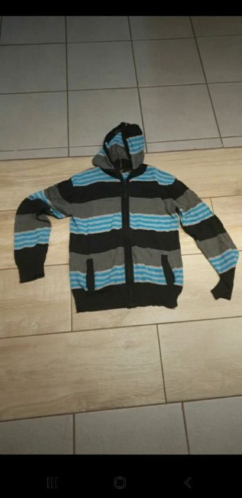 Veste capuche zippée garçon 12 ans