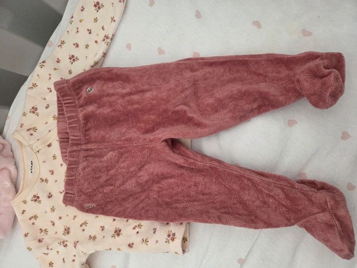 Ensemble pyjama deux pièces fille 9 mois chaud kiabi - photo numéro 3