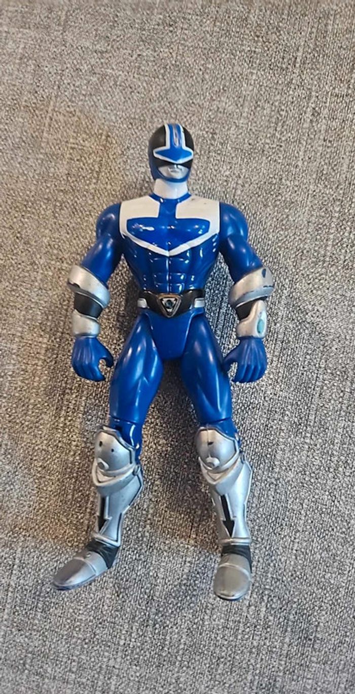 Figurine power rangers mighty morphin bleu