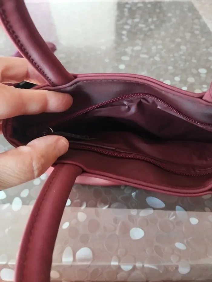 Petit sac à main Neuf bordeaux - photo numéro 3