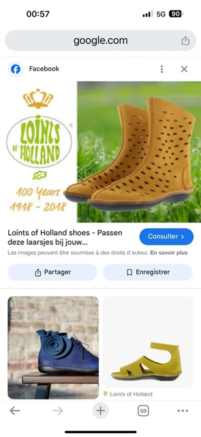 Chaussures cuir montantes à trous #loints of Holland - photo numéro 7