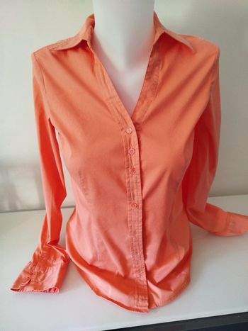 #Chemise #unie #orange