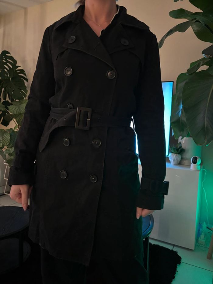 Trench long noir - photo numéro 6