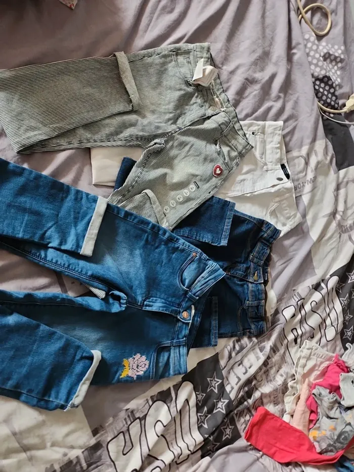 lot jeans fille 10ans - photo numéro 11