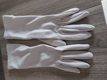 Paire gants femme tergal crème Canat