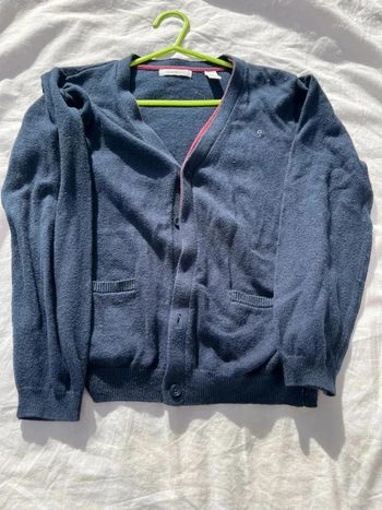 Gilet Okaidi 6 ans bleu marine