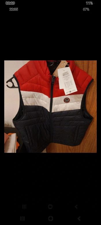 Gilet sans manches Jack et Jones neuf avec étiquette Taille xs