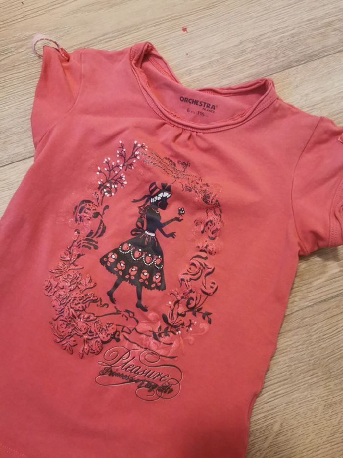 Tee shirt manche courte taille 6 ans - photo numéro 2