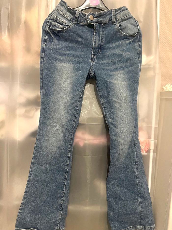Jean Bleu Taille Basse Shein