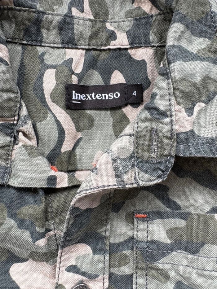 Chemise In Extenso 4 ans motif militaire - photo numéro 3