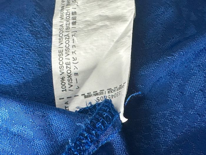 Superbe, robe, serpent, bleu électrique, mango, taille M - photo numéro 14