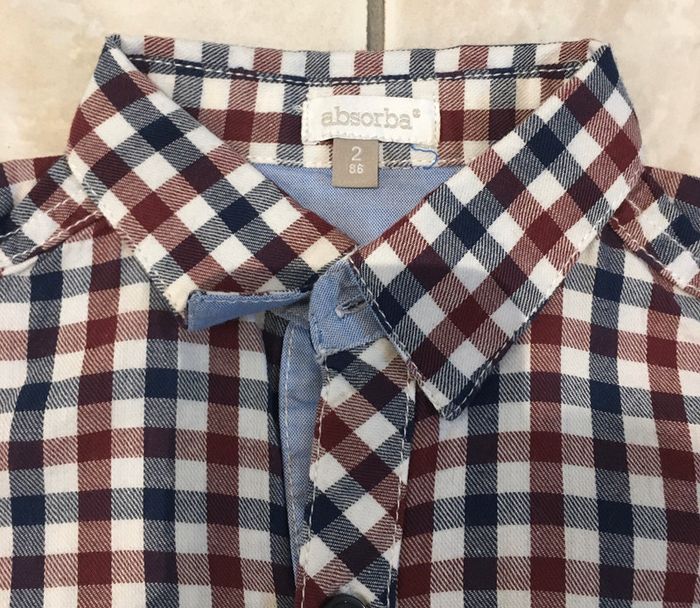 Chemise à carreaux Absorba 2 ans - photo numéro 2