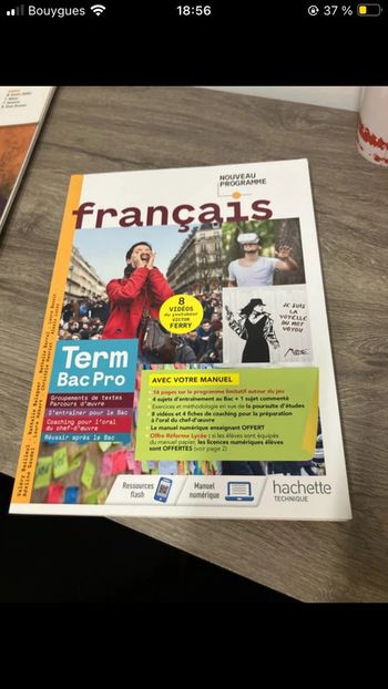 Français Term Bac Pro
