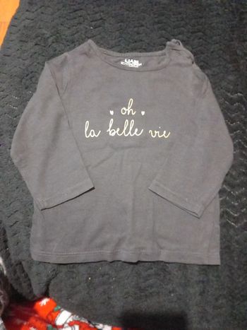 Blouse kiabi taille 6mois 63/69cm