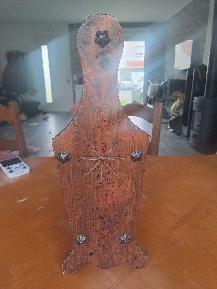 Porte journaux vintage En bois - photo numéro 2