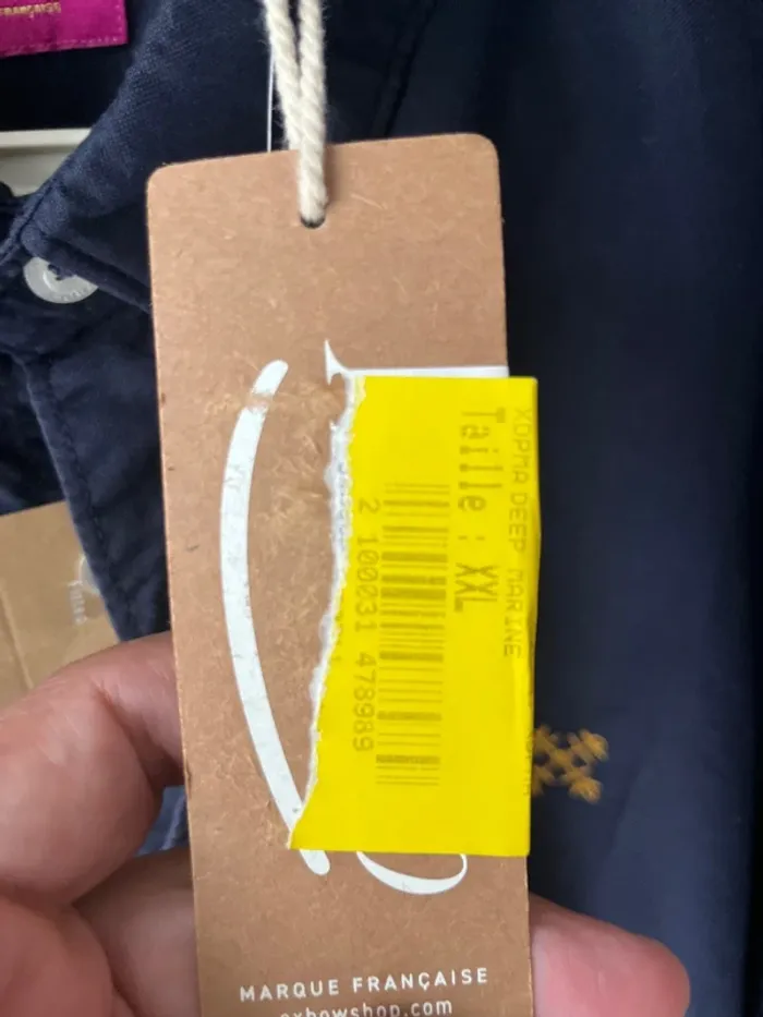 Chemise Oxbow / XXL / Bleu marine /Neuve avec étiquette - photo numéro 5